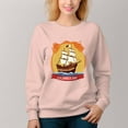 thumbnail image 6 of Women's  Crew Neck Pullover Cozy Clothes Autumn Winter-COLUMBUS DAY, 6 of 16