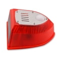 thumbnail image 1 of Alarma del sensor de Movimiento, 129db de sonido y alarma de luz panel policristalino solar o dc carga 6pcs led rojos para almacén de la granja, 1 of 7