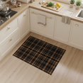 thumbnail image 2 of ODIKA 3'x5' Washable Accent Rug Pet Friendly, Non-Shedding Mat Plaid Foyer Gingham Intersecting Lines Geometric Traditional for Bedside, Nursery Room, 2 of 7