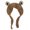 Kaki, variante sur Koszal Hiver Mode Mignon Fille Grenouille Yeux Couleur Unie Oreille Tricotée Couvre Oreille Chapeau Earmuff