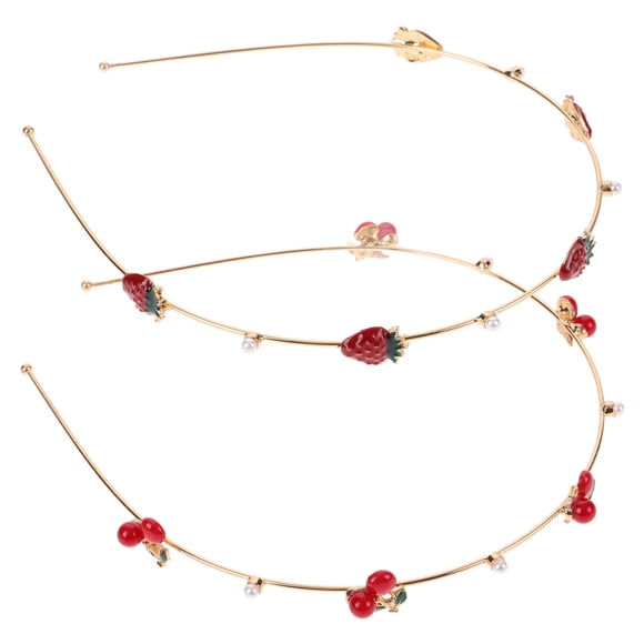 MERRYHAPY 2Ud Diademas Doradas Para Mujer Con Accesorios Duraderos Y Llamativos