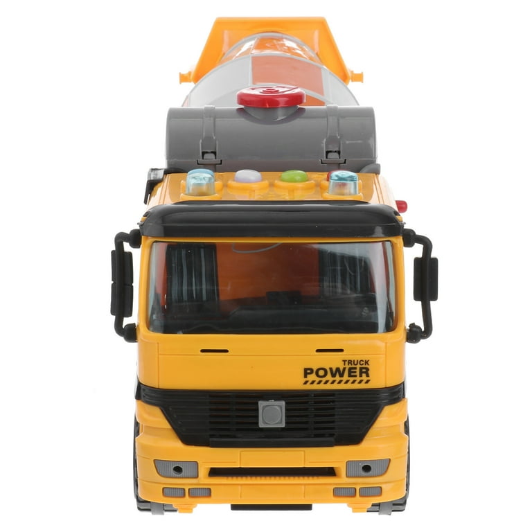 1PC Pull Back Car Toy Stirring Inertia Cement Truck Toy Model Concrete Mixer Car Toy