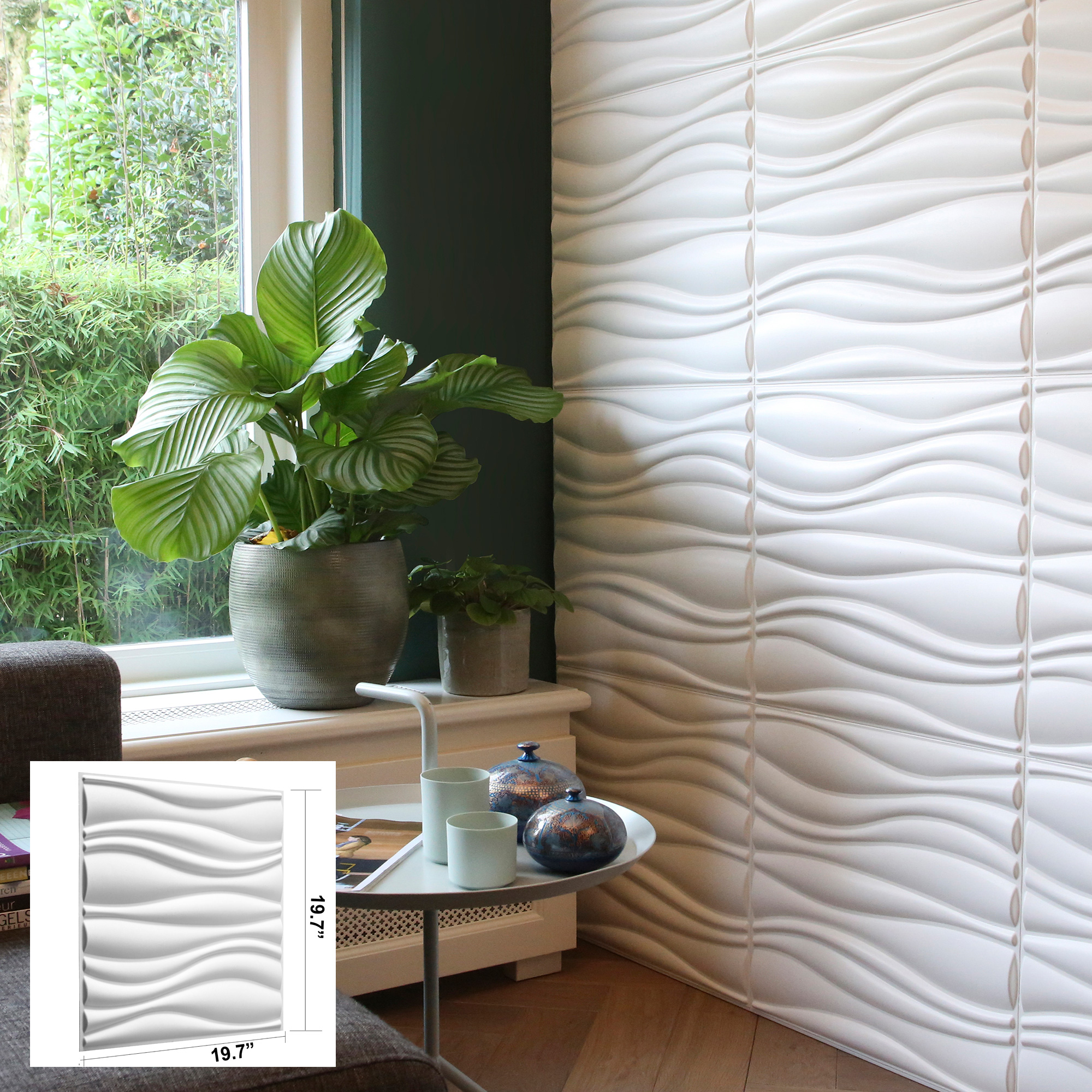 3d Wall Panels Decorative Embossed Wall Tiles 12 Panels Box Covers 32 Sqft Size 19 7 X 19 7 In Panel Eco Friendly Material Walmart Canada