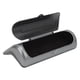 thumbnail image 5 of Estuche para gafas de coche, forro delicado, superficie lisa plateada, soporte para gafas de repuesto para Tesla Model 3 Y, 5 of 5