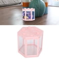 thumbnail image 4 of Hex Fish Tank, Lightweight and Portable Small Fish Tank Withstand 100 Kg Desktop Fish Tank Transparent Design Clearly See Fish for Office Landscaping Decorations, 4 of 7