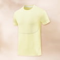 thumbnail image 2 of Men's Thin Summer Ice Silk Short Sleeve T - Shirt - Breathable for Running and Training, 2 of 5