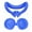 Dark Blue, variant on husxh 2 in 1 Silicone Facial Interface & Face Cover Pad Lightproof With Lens Protector Face Pad Mask & Face Cushion Sweatproof Washable Replacement for Meta/Oculus Quest 3 VR Accessories