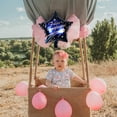 thumbnail image 1 of IDEANATEGRATE 10Ud Adorable Balloon Con De Aluminio Foil Para Ambientar Celebraciones, 1 of 6
