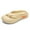 Beige, variant on BETOOSEN Anti-Slip Wrap toe Flip Flops Sandals Pillow Slippers for Women Men, House Slides Clouds Shower Shoes for Indoor & Outdoor Platform Shoes