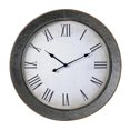 thumbnail image 1 of Kenroy Home 65071GAL 30 in. Antillean Wall Clock, Galvanized, 1 of 1