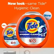 Tide Hygienic Clean Power PODS Laundry Detergent Pacs, Original Scent, 57 Count
