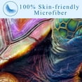 thumbnail image 3 of Sea turtle Blankets & Throws: Soft and Warm Microfiber Throw Blanket, Printed Lightweight Sofa, Bed, Couch, Office, Camping Blanket, 3 of 6