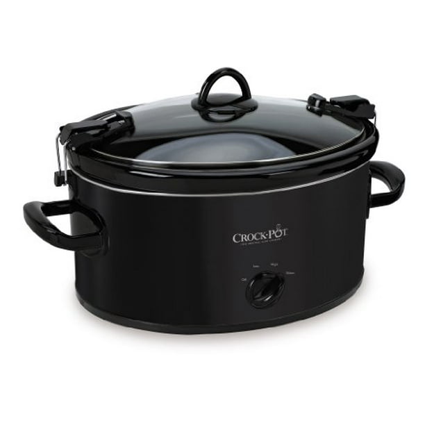 Crock Pot Sccpvl600 B Cook N Carry Oval Manual Slow Cooker 6 Quart Black Walmart Com Walmart Com
