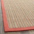 thumbnail image 6 of SAFAVIEH Natural Fiber Aspen Striped Area Rug, Rust, 3' x 5', 6 of 7