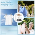 thumbnail image 5 of Essentials Laundry Clothesline Kit, Complete Laundry Hanging Tools Including 198 Ft Cotton Rope, Rustproof Pulleys Line Tightener Wall Hooks Plastic Spreaders for Outdoor Indoor Laundry Hanging, 5 of 5