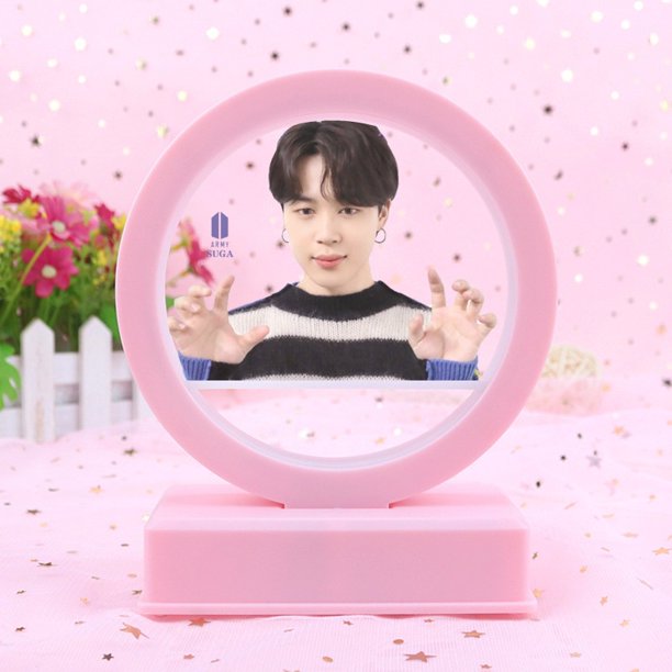 BTS Luz Nocturna Música Atmósfera JUNGKOOK JIMIN V SUGA RAPMONSTER JIN J-HOPE Lámpara Led Decoración Del Hogar Regalos a