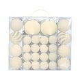 thumbnail image 2 of 48 piezas de adornos de bolas de Navidad, adornos navideños, bolas de Navidad, regalo considerado, colgantes para fiestas de compromiso Blanquecino, 2 of 10