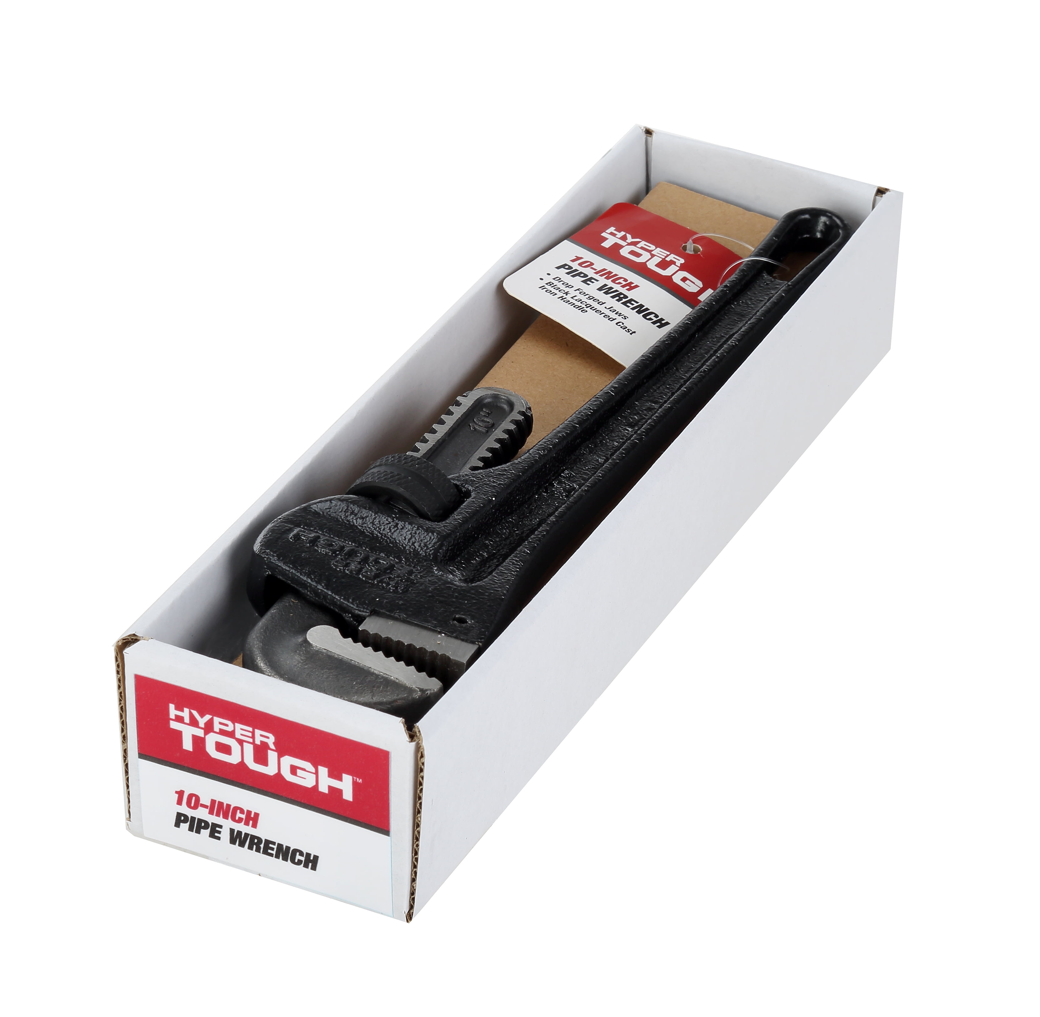 Hyper Tough 10 inch SAE Steel Pipe Wrench