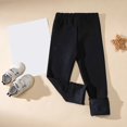 thumbnail image 5 of Zshosam Leggings Baby Toddler and Baby Girls Leggings Pants Full Length Basic Leggings Stretchy Soft Leggings Tights Pants Size 6T 7T,(Black 6-7 Years), 5 of 5