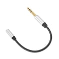 thumbnail image 3 of Cable De Audio Estable De Aleación De Aluminio 3,5 Hembra A 6,5 ​​macho, Cable De Extensión De Auriculares Profesional, Para DVD Para Amplificador De Potencia, 3 of 8