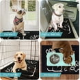thumbnail image 4 of TWINNIS Indoor Door Mat Entryway Rug Water Absorbent Mat for Mud Shoes Dog Paws,36"x24", Black, 4 of 8