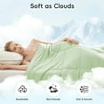 thumbnail image 5 of The Air Conditioner Is Cool In Summer And Has A Green Blanket - Blanket A Cold Blanket With Air-Conditioned Quilt And Cool Quilt In Summer - Cotton Polyester Blanket, 5 of 8