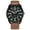 Brown Black -AJ16, variant on Resicozy Watches for Mens Stylish Leather Strap Watch Quartz Round Dial Wrist Watch 2026