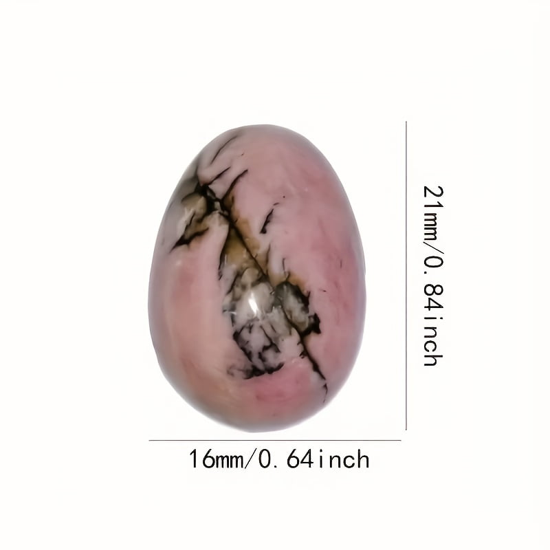 Natural Polished Stone Eggs, Large Mineral Polished Crystal Palm Chakra Eggs, The Perfect Gift for Easter Decoration.