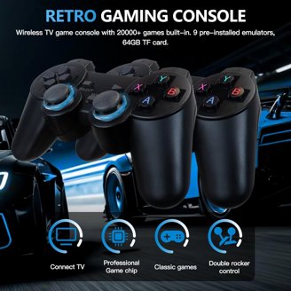 Upgraded Wireless Retro Gaming Console, Retro Game Stick 4K - Want It All