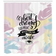 thumbnail image 3 of Ambesonne Dream Shower Curtain, Aquarelle Paint Smear Motif, 69"Wx75"L, Multicolor, 3 of 3