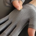 thumbnail image 2 of Guantes de pesca con corte de 3 dedos Guantes de pesca con protección solar antideslizantes (gris), 2 of 3