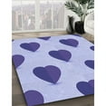 thumbnail image 2 of Ahgly Company Indoor Rectangle Patterned Periwinkle Purple Area Rugs, 3' x 5', 2 of 6