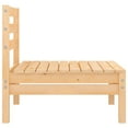 thumbnail image 2 of vidaXL Garden Middle Sofa Solid Wood Pine, 2 of 4