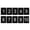 Black, variant on 10PCS Rectangle Number Tags 1-10, 3x4CM Number Key Tags Plastic Numbered for Organizer Drawing Prizes Field Sales Clothes Labels, Green