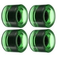 thumbnail image 1 of Ruedas de crucero suaves Uxcell de 70 mm 78A, ruedas de calle, reemplazo de ruedas de patineta, PU verde claro, paquete de 4, 1 of 5