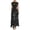 Black, variant on Elegant Polka Dot Women's Fitted Dress, Autumn Fashion Holiday, Stylish Ladies' Clothing for Special Occasions