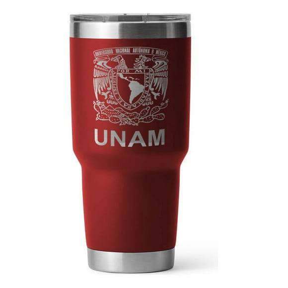 Vaso Térmico WAALS acero inoxidable UNAM 30oz rojo