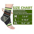 thumbnail image 4 of External Sports Pressurized Wrapping Ankle Support Breathable Strap Protector Nylon Knitted Adjustable Sports Ankle Support (l), 4 of 5
