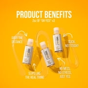LUBELIFE Travel Size Water-Based Lubricant For Sex, Non-Staining and Easy Clean Personal Lube, Toy-Safe, 2 fl oz, 3 Pack