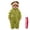 326#Green, variant on Family Matching Hooded Big Mouth Monster Fleece Jumpsuit For Boys Girls Parent-child Matching Cartoon Loungewear Party Outfit (Add Comb) Purple 130