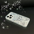 thumbnail image 2 of Butterfly Silver Glitter Laser Fantasy Feather Yarn TPU Case Compatible with iPhone Case (iPhone 12 Pro), 2 of 6