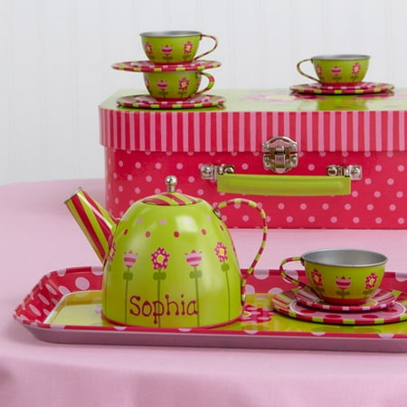 personalized tea party set