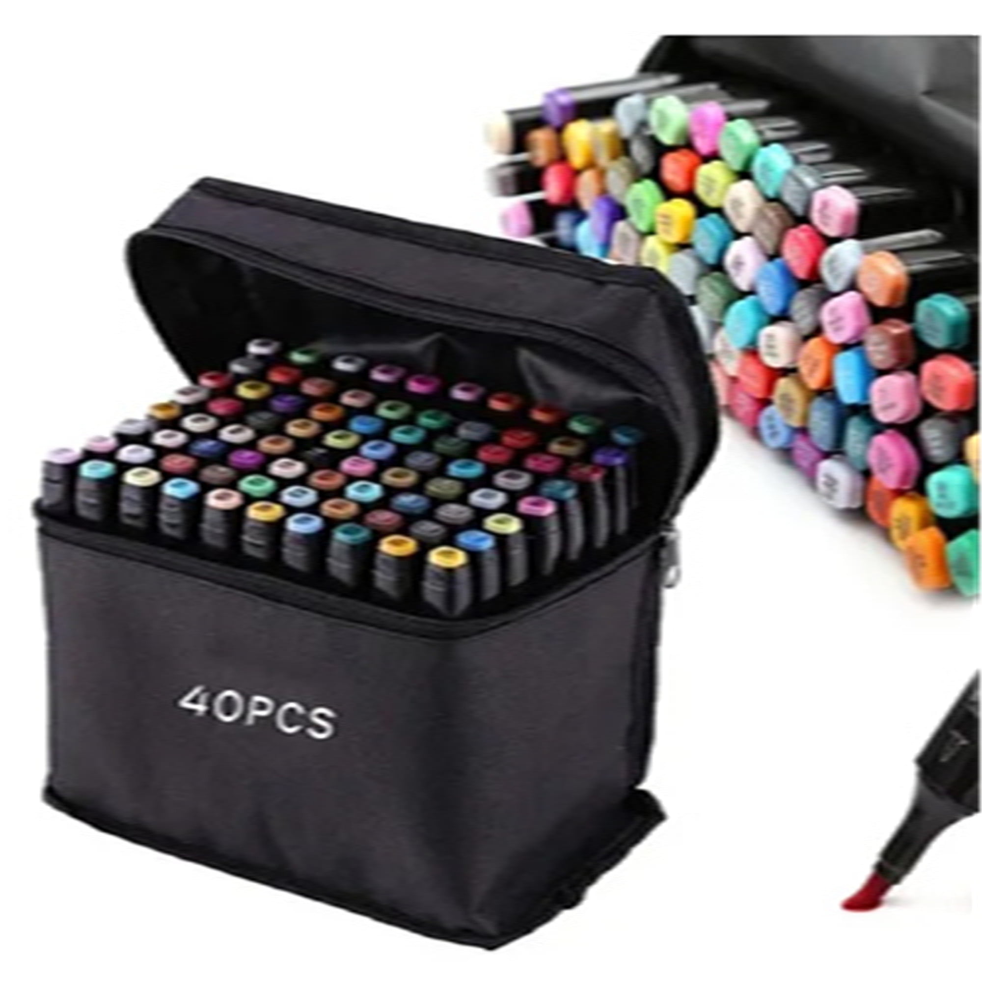 30/40 Color Markers Set Manga Drawing Markers Pen Alcohol Based Sketch Felt- Tip Twin Brush Pen Art Supplies