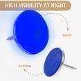 thumbnail image 3 of OHOIOLLA 50Ud Clavos Reflectantes Azul Para Señalización En Exteriores Y Accesorios De Camping, 3 of 6