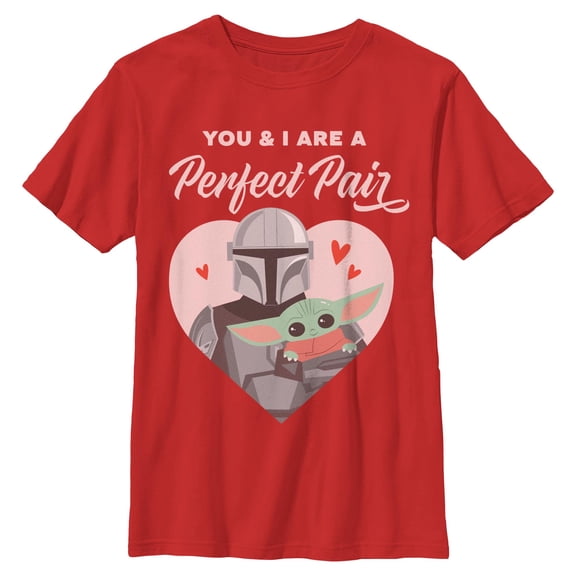 Boys Star Wars: The Mandalorian You and I Are A Perfect Pair T Shirt