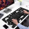 thumbnail image 2 of Long Mouse Pads for Desk,Black White Dinosaur Skeletons Bold Desk Mats on Top Of Desks, Desk Mouse Pad Extra Large with 3mm Non-Slip Base and Stitched Edge for Gaming,Office,Work,Home 31.5"x15.7", 2 of 6
