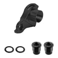 thumbnail image 1 of DYNWAVECA Bike Rear Derailleur Hanger with Bolts,Frame Rear Attachment Cycling Accessories Bicycle Tail Hook for Outdoor Riding Outside Black, 1 of 10