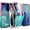 Pink Aqua, variant on NGB SUPREMACY For Samsung Galaxy Z Flip7 Phone Case Screen Protector Wrist Strap Lanyard Shiny Sparkly Glitter Galaxy Z Flip 7 Case Cover