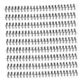 thumbnail image 5 of WHAMVOX  50 Pcs Wire Binding Spines Loose-leaf Hoop Hole Rings Double Loop, 5 of 8