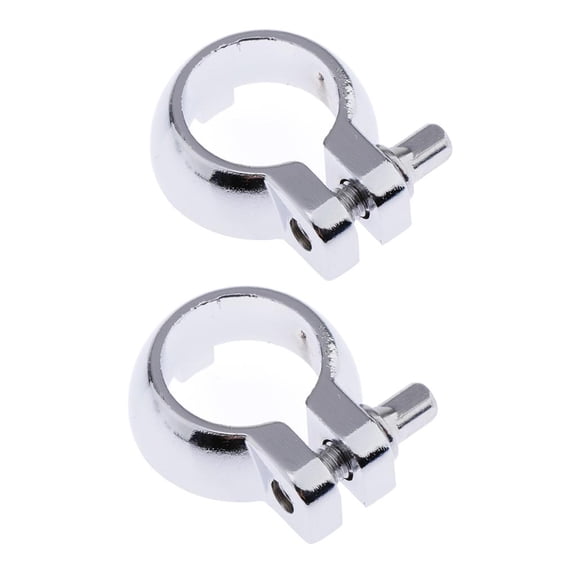 LeeQinersw 2 Cymbal Stand Chrome Memory Lock 7/8" in Diameter Drum Mounts Hardware 22mm